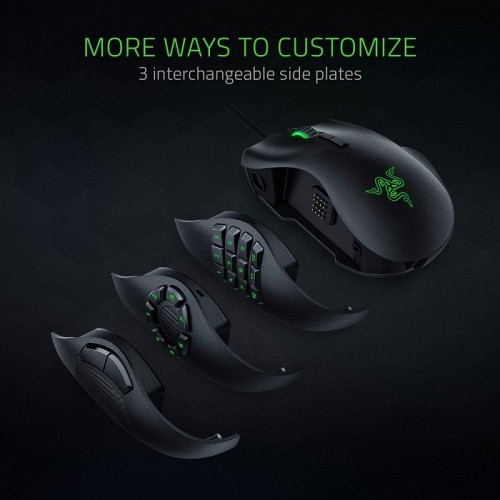 Razer Naga Trinity - Multi-color Wired MMO Gaming Mouse (Global)