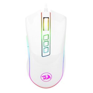 Redragon M711 COBRA White 7 Programmable Buttons RGB Backlit Gaming Mouse